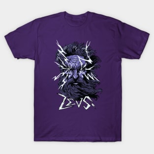 Ancient Greek Mythology Zeus Illustration T-Shirt